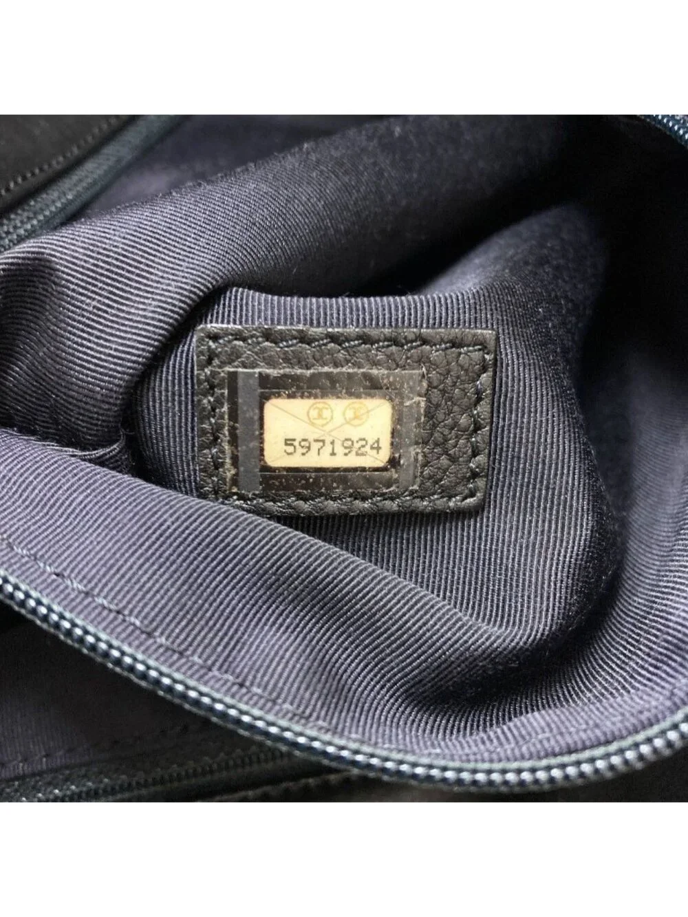 Chanel CC Logo Tote Bag Lambskin